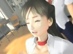 Sexy 3d anime babe gets slit toyed
