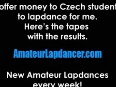 Tempting lapdance by 18yo czech teen