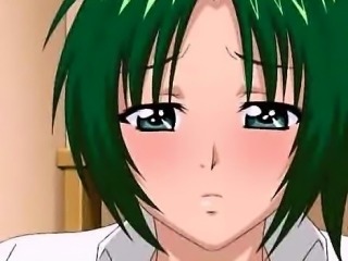 Crazy anime wife gets mouth filled