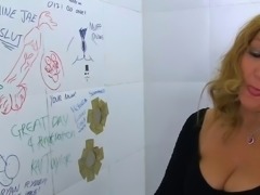 Milfs went into the men&#039;s room fuck