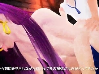 Animated gets pleased from behind