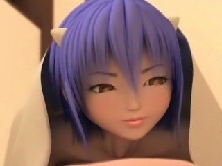 Sexy 3D anime babe gets nailed doggy