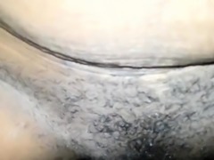 Fucking Her Wet Ebony Pussy Close Up