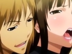 Big boobed hentai babe gets pussy licked orgasmicly