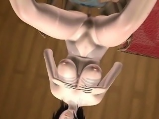 Sexy 3D anime babe gets fucked