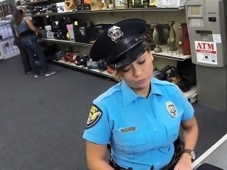 Police Officer pawns hertwat and fucked to earn extra money