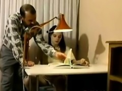 Schoolgirl Gives Her Tutor A BJ And Fucks