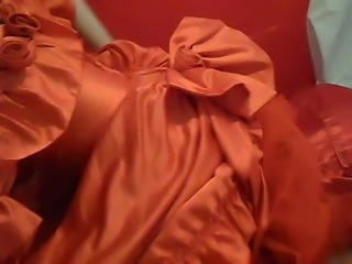 Satin ball gown