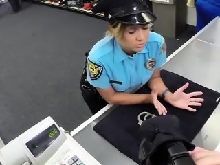 Horny Police fucked in doggystyle