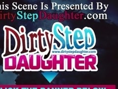 Skinny Teen Stepdaughter Deepthroats And Fucks Stepdad