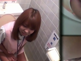 Japanese babes urinating