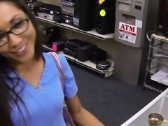 Angel is fucked because she needs money to pay the rent