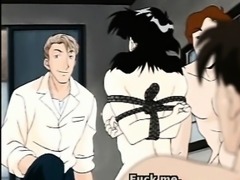 Bondage Japanese anime hot riding cock