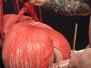 BDSM hardcore action with ropes and extreme loving