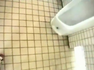 Blow job on the toilet