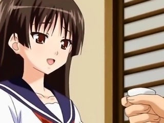 Pussy wet anime schoolgirl getting hot oral sex