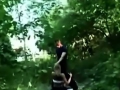 Blonde Gets Fucked In Public Park