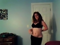 Cute Webcam Chick Does A Striptease