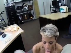 Black BF let the pawn dude fuck his sexy short hair GF