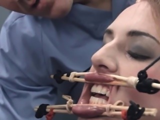 graceful BDSM anal action in gangbang