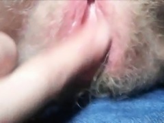 Blonde teen pussy being fingered - POV.