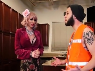 Tranny housewife fucking handy man