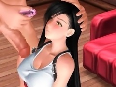 Big breasted anime anime cutie tit fucking a large dick