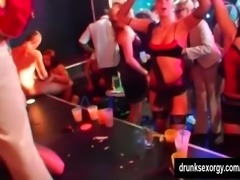 Hot chicks dance and fuck in the club