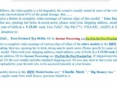 15th BBW xXxL Web Cam Model (Promo Series)