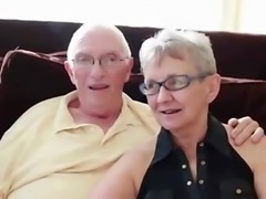 Older couple have a 3some