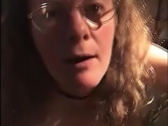 NERDY STONED MATURE SUB GIVES YOUNG GUY SEX SHOW AND FOOTJOB