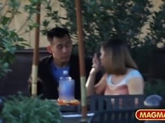 Picking up a gorgeous teen on the street