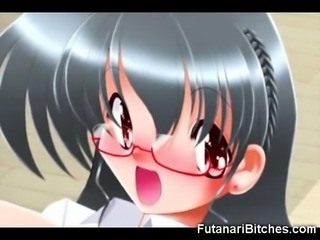 3D Futanari Cums In Her Own Face 3 Times!