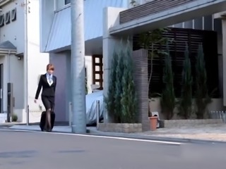 Beautiful Japanese Cabin attendant