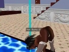 the hot world of second life
