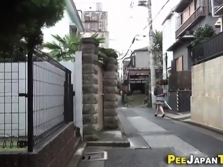 Bizarre asian pee alley