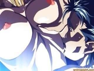 Blonde hentai with bigtits in ritual sex part