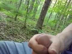 Cum in woods