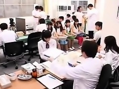 Cute Asian schoolgirl gets her mouth fucked and her pussy f