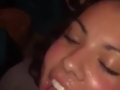 Bust Off On Her Face