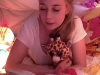 Cute Diaper Girl Playing Baby