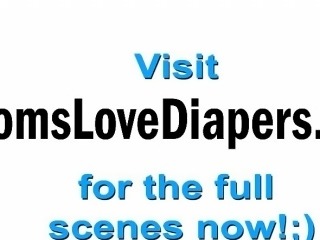 Step mom fucking strap on son diapers anal