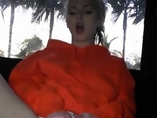 Natalie Lust masturbating her tasty pussy