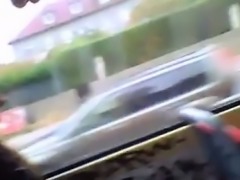 Wanking in a bus - abusing her by cuming on her hair 123670