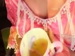 Perky breasted Oriental nurse in stockings buries a cock in
