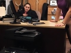Couple bitches try to steal and pounded at the pawnshop