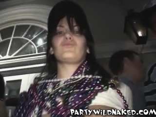 Mardi Gras freedom by all these drunk chicks flashing their stuff