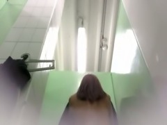 Spy cam in the changing room of amateur couple fucking mad