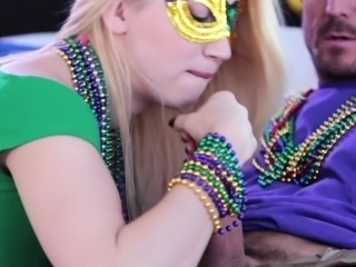 Sierra Nicole and Taylor Sands In Mardi Gras Madness Pt 1
