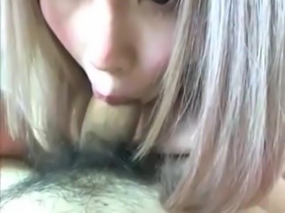 fingering and sucking in a hot japanese scene